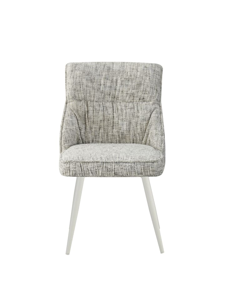 DUBI Möbel 2er-Set: Drehstuhl MELINA in Hellgrau - (B)49 x (H)83 x  (T)62 cm günstig kaufen onesize