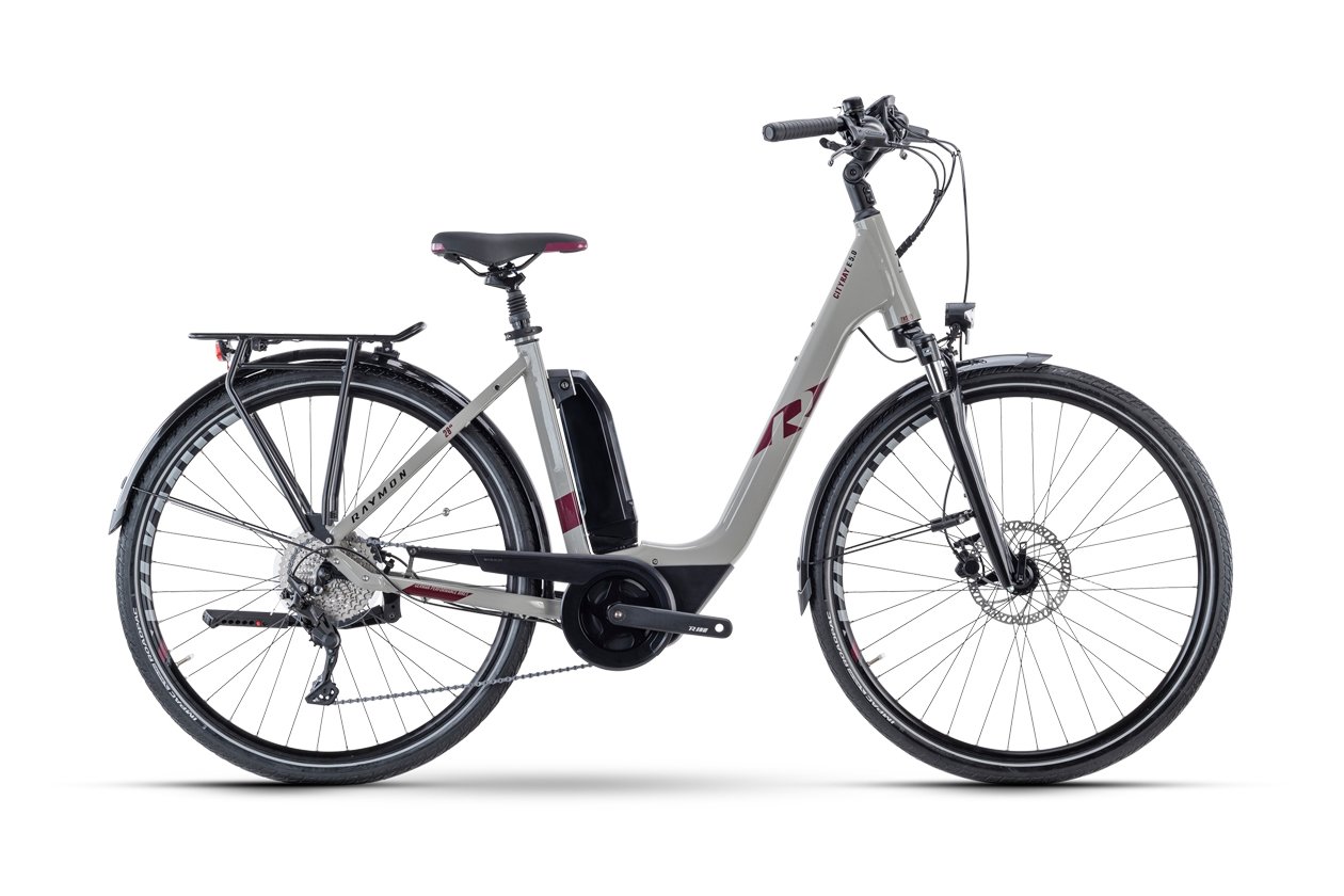 Raymon CityRay E 5.0 - 500 Wh - 2023 - 28 Zoll - Tiefeinsteiger