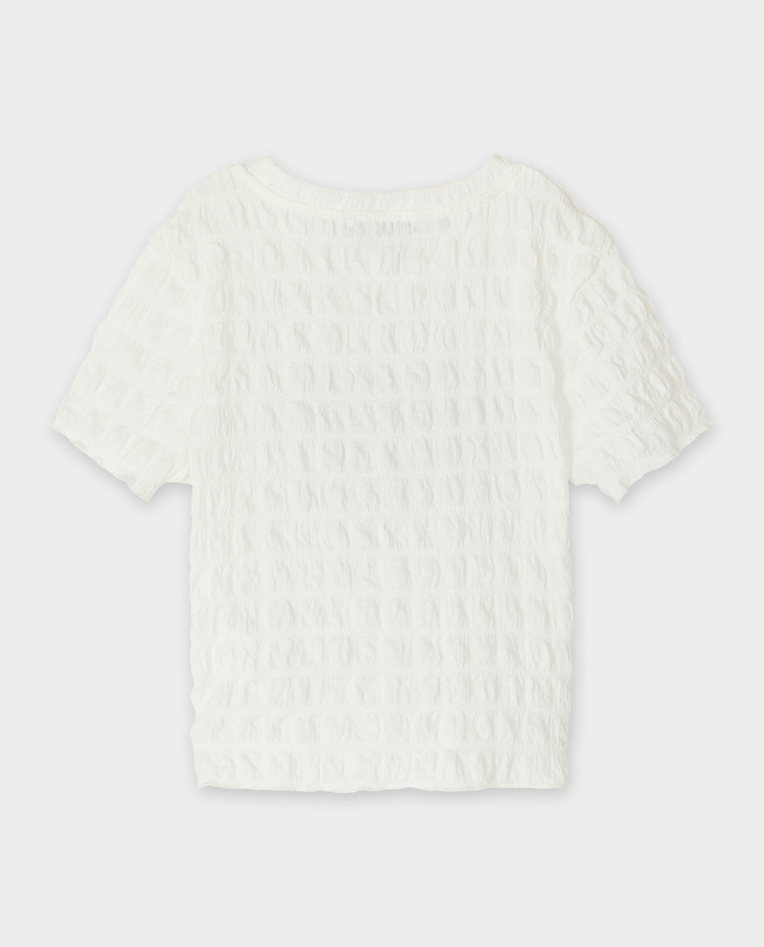 Tricou alb texturat Blur by Tiffosi