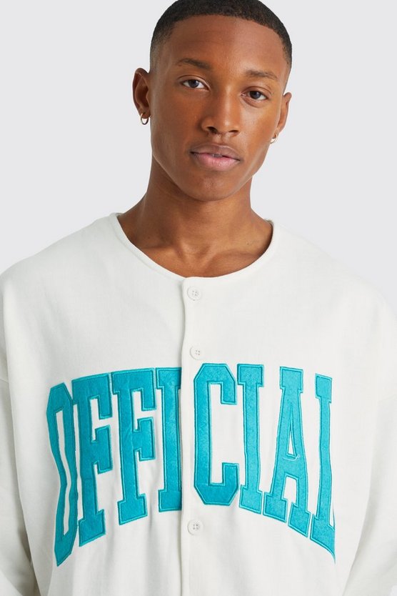 Oversize Official Baseball-Hemd