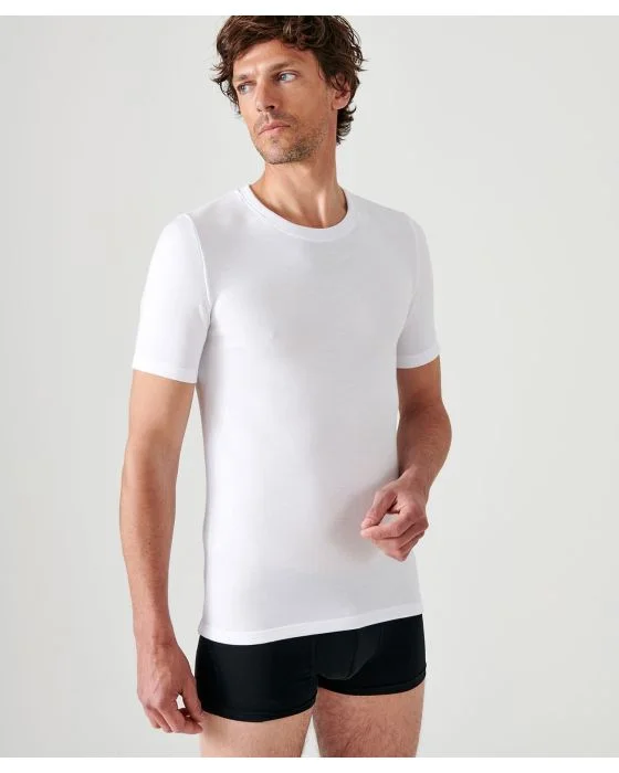 Tee-shirt double face col rond Thermolactyl