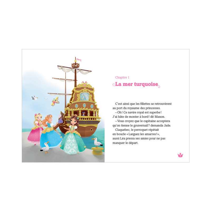 Livre 1, 2, 3 Princesses T9 Au secours de la sirène - Play Bac