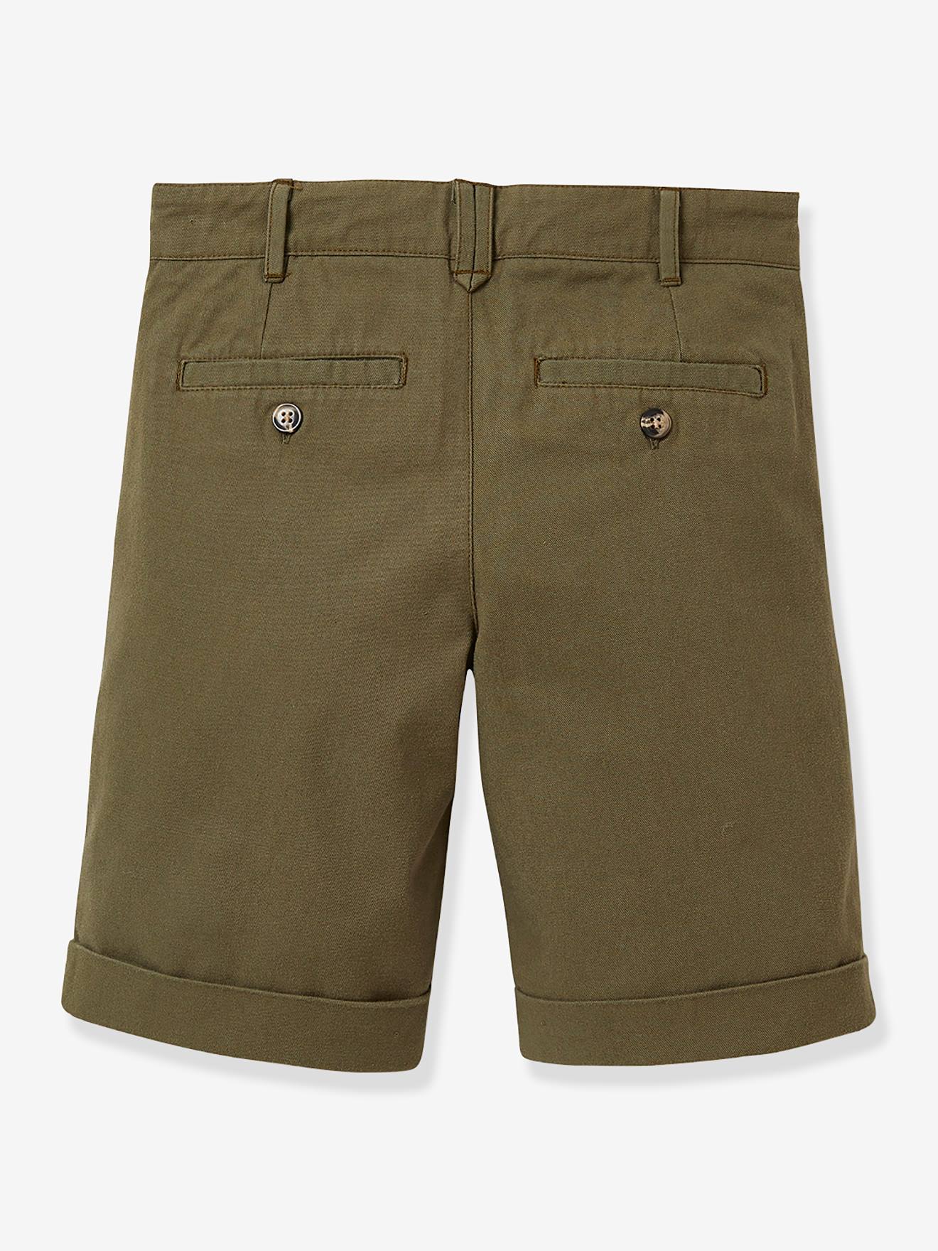 Bermuda classique garçon CYRILLUS vert