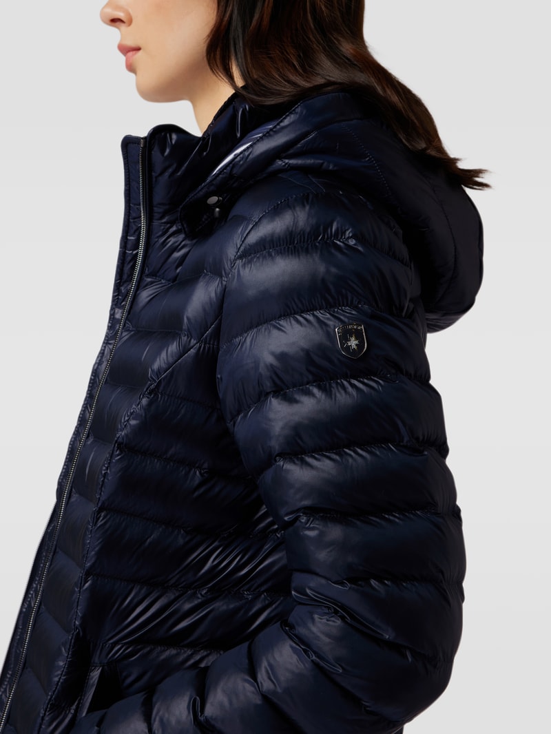 Italy Hood 1001 Funktionsjacke mit abnehmbarer Kapuze in marineblau