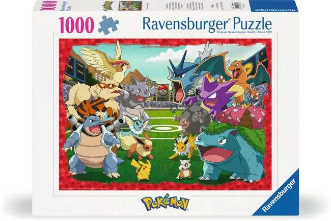 Puzzle 1000 Teile - Pokémon Kräftemessen