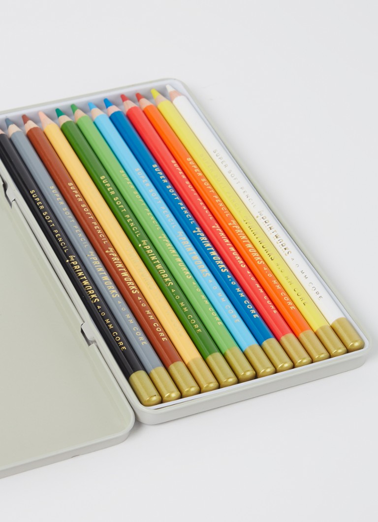PRINTWORKS 12 color pencils - classic