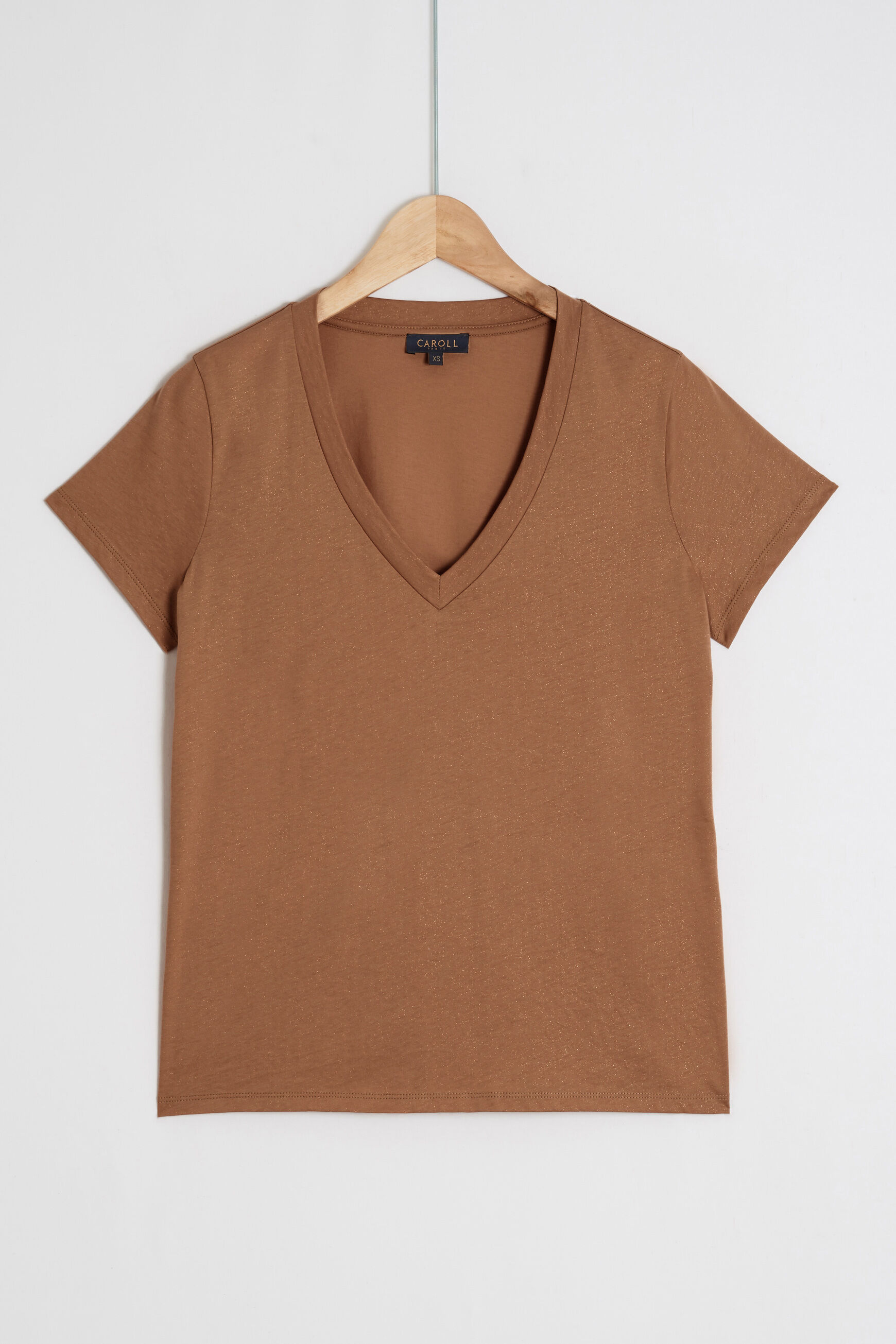 t-shirt nevada marron femme