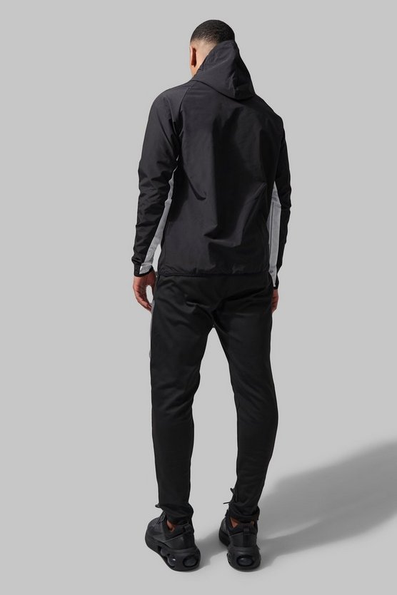 Man Active Colorblock Windbreaker