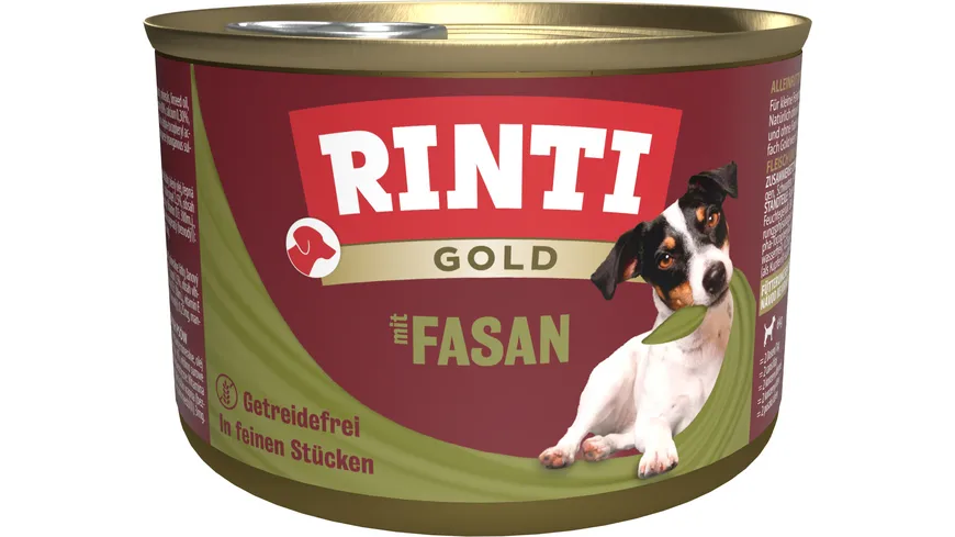RINTI Hundenassfutter Gold Fasan 185 g