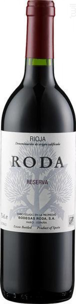 Roda I Reserva Bodegas Roda Vin Rouge●Rioja Alavesa 2019 75cl