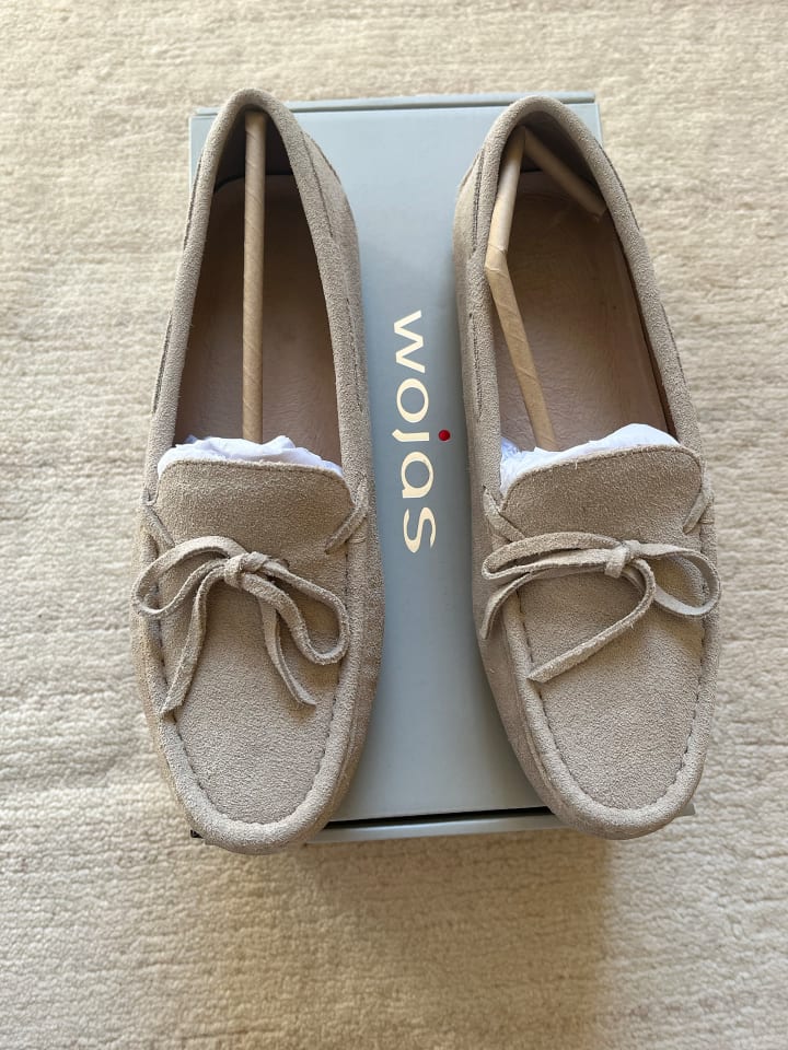 Wojas Leder-Mokassins in Beige günstig kaufen 37