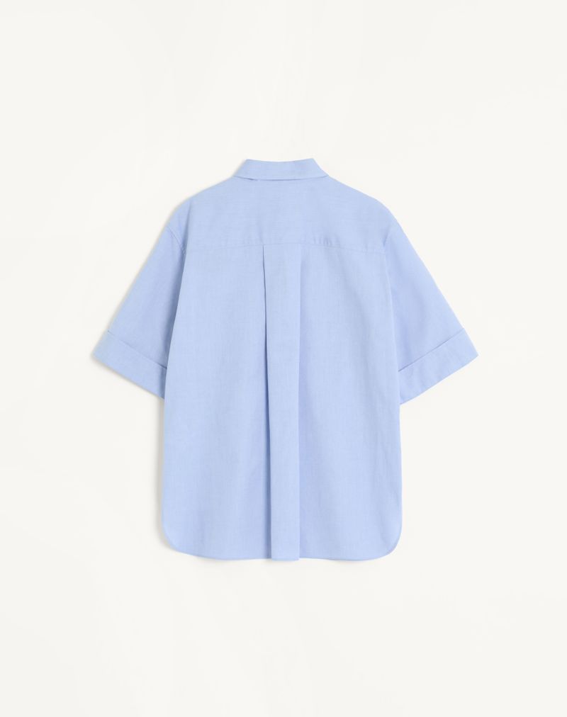 Polo de algodão Oxford