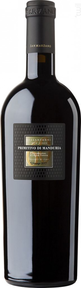 Primitivo Di Manduria Sessantanni Cantine San Marzano Vin Rouge●Puglia IGT 2018 75cl