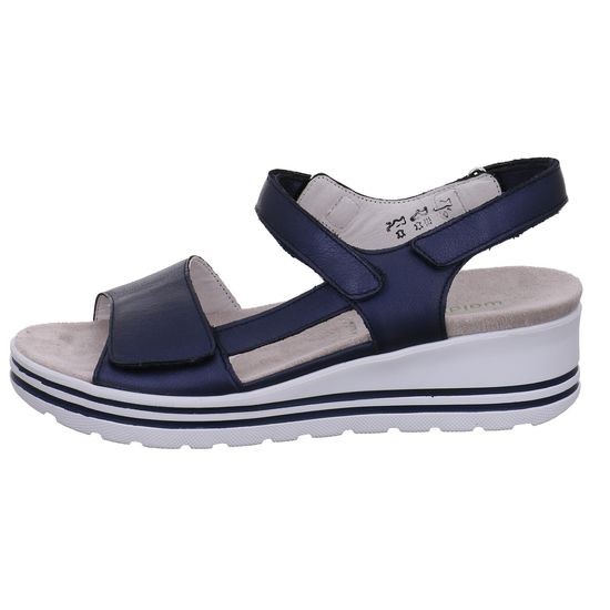WALDLÄUFER Komfort Sandalen blau Sandalette
