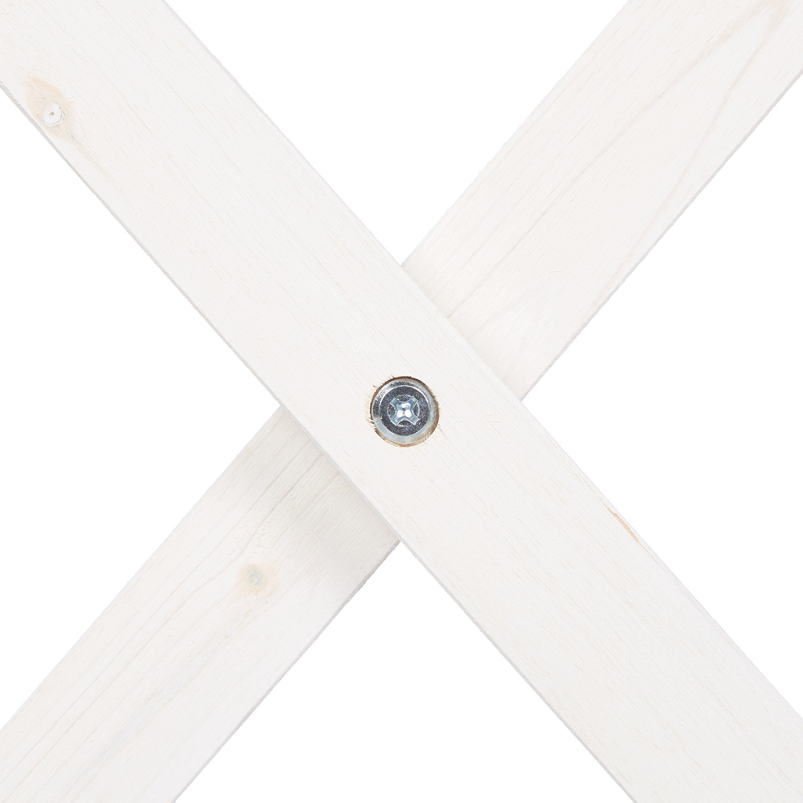 relaxdays Klapptisch Weißer Klapptisch aus Holz