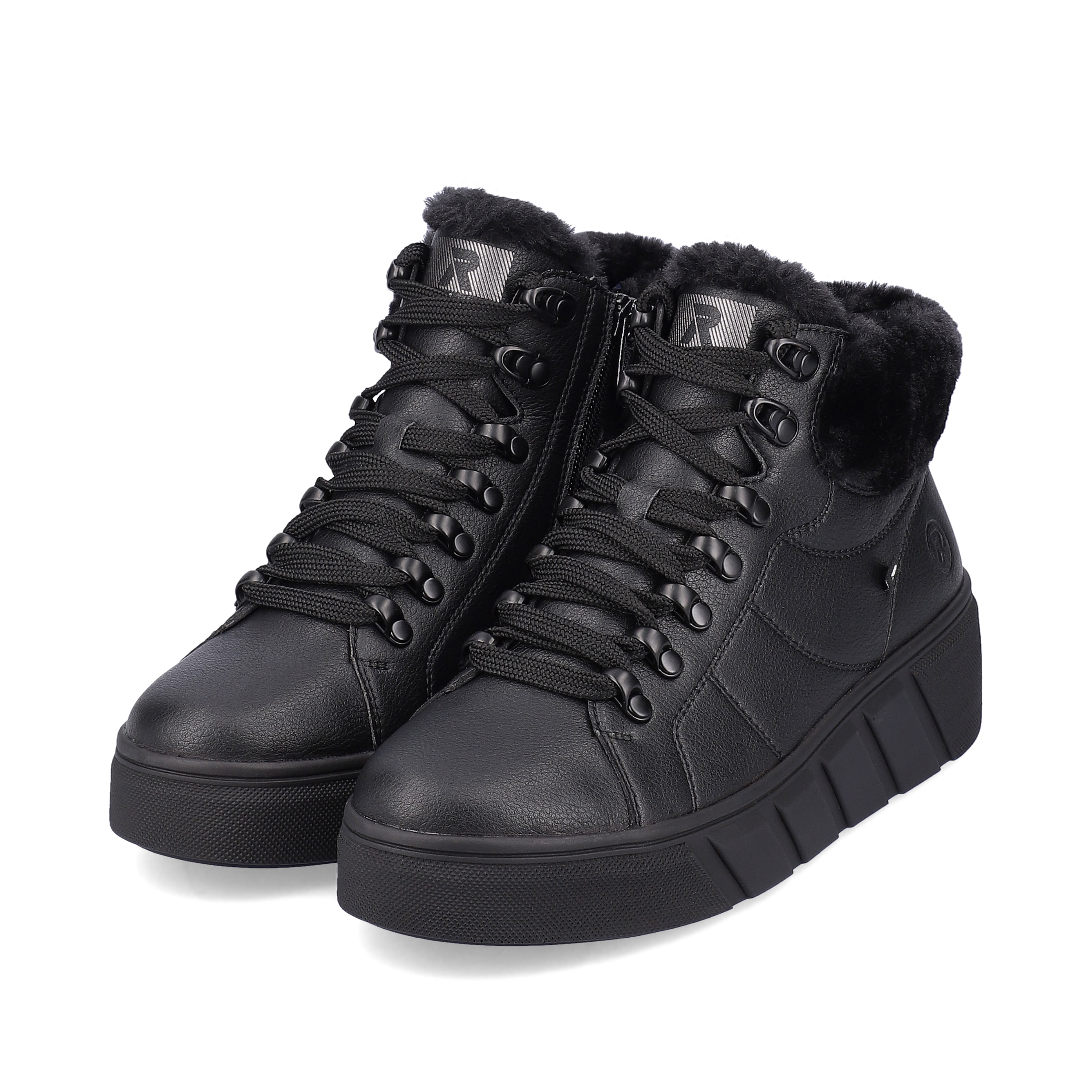 Rieker Damen Sneaker High deep black