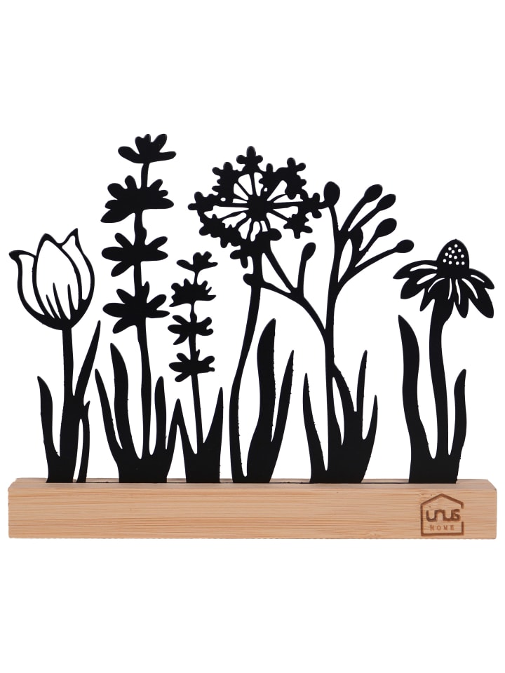 UNUS Aufsteller Blumenwiese in Schwarz günstig kaufen onesize