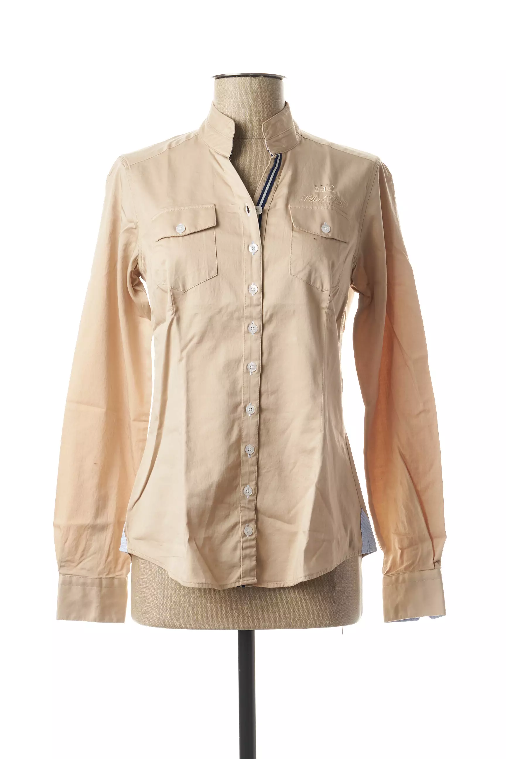 Black Wellis Chemisiers Femme couleur beige