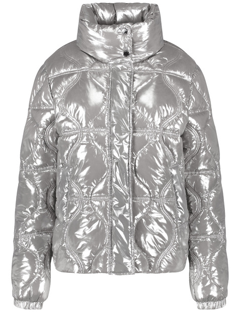 Outdoorjacke mit metallischem Finish