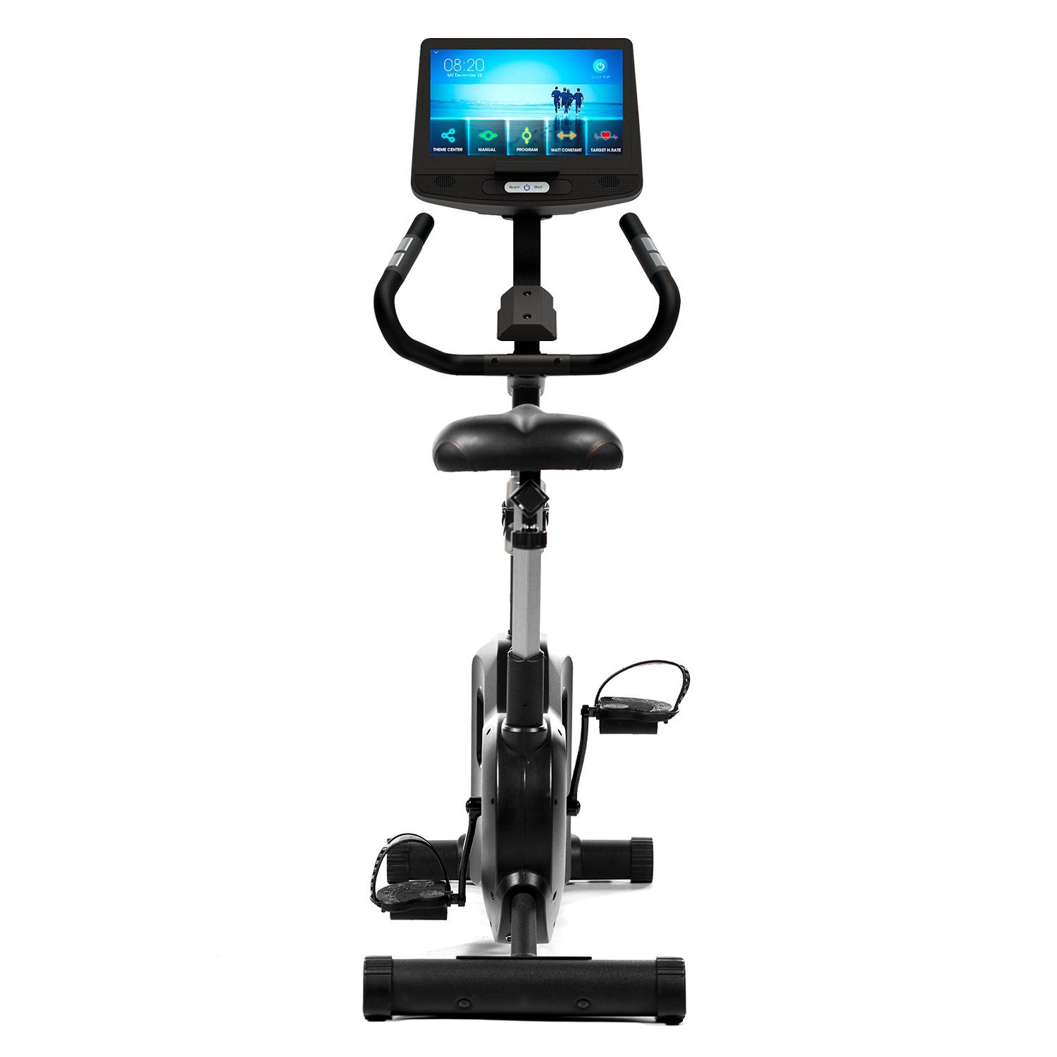 AsVIVA Ergometer Heimtrainer & Ergometer AsVIVA H21 Pro Wi-Fi (mit Trinkflasche), Touchscreen Computer, Tablethalterung, Kinomap kompatibel