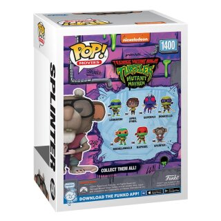 Teenage Mutant Ninja Turtles POP! Movies Vinyl Figur Splinter 9 cm