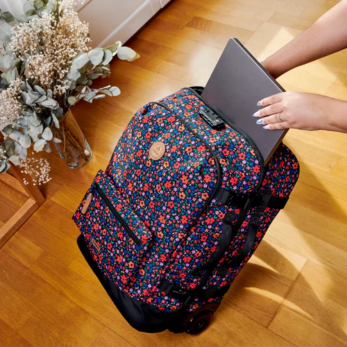 Maupiti small red 2-wheel soft suitcase