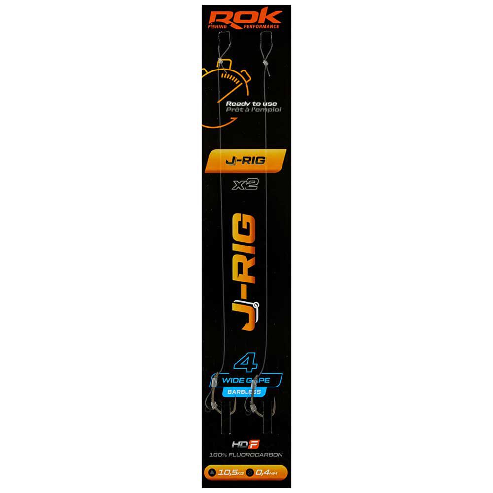 Návazec Rok J-Rig Wide Gape bez protihrotu x2