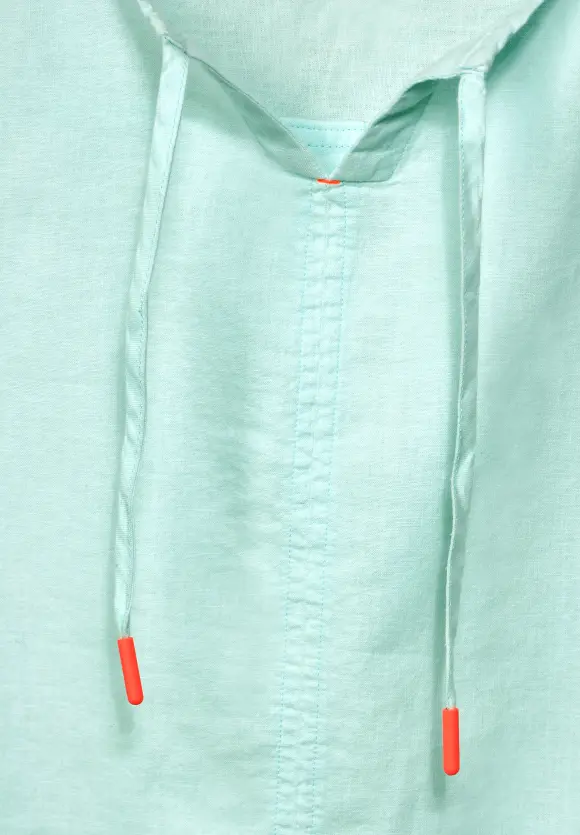 CECIL Leinen Bluse in Unifarbe