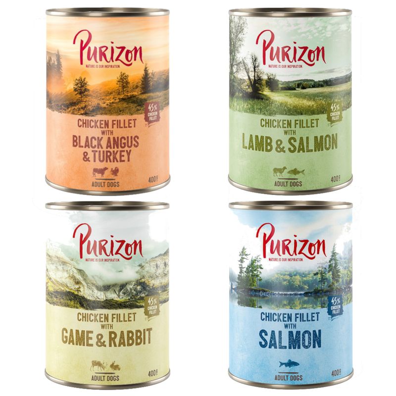 Sparpaket Purizon Adult 24 x 400 g