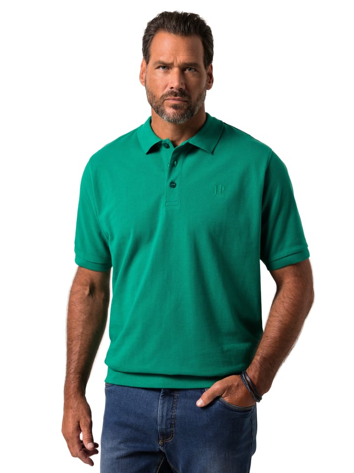 JP1880 Poloshirt in grasgrün günstig kaufen