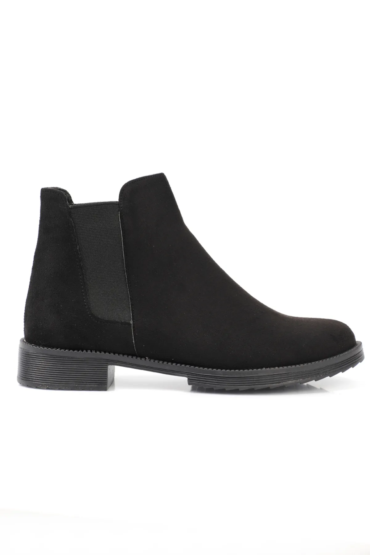 Capone Outfitters  Knöchellange, seitlich elastische Damenstiefel mit runder Zehenpartie
