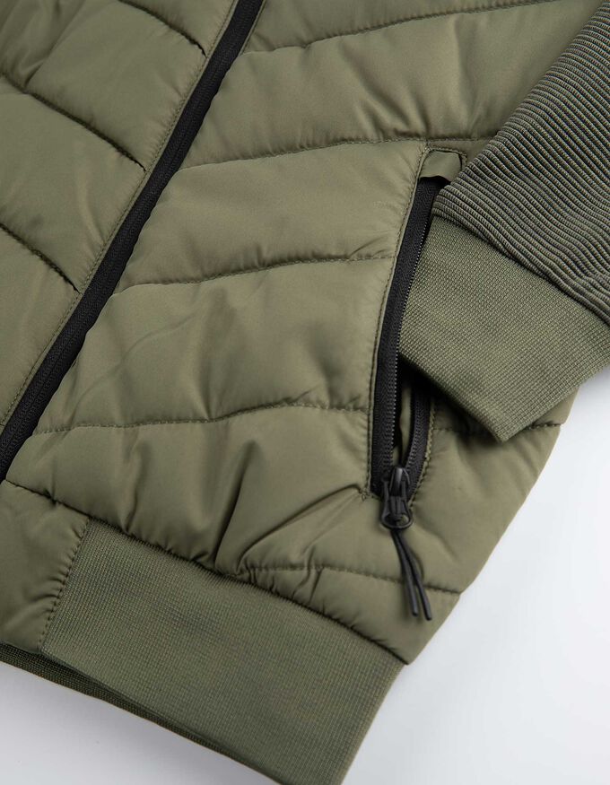 Jacke - Rippbündchen
