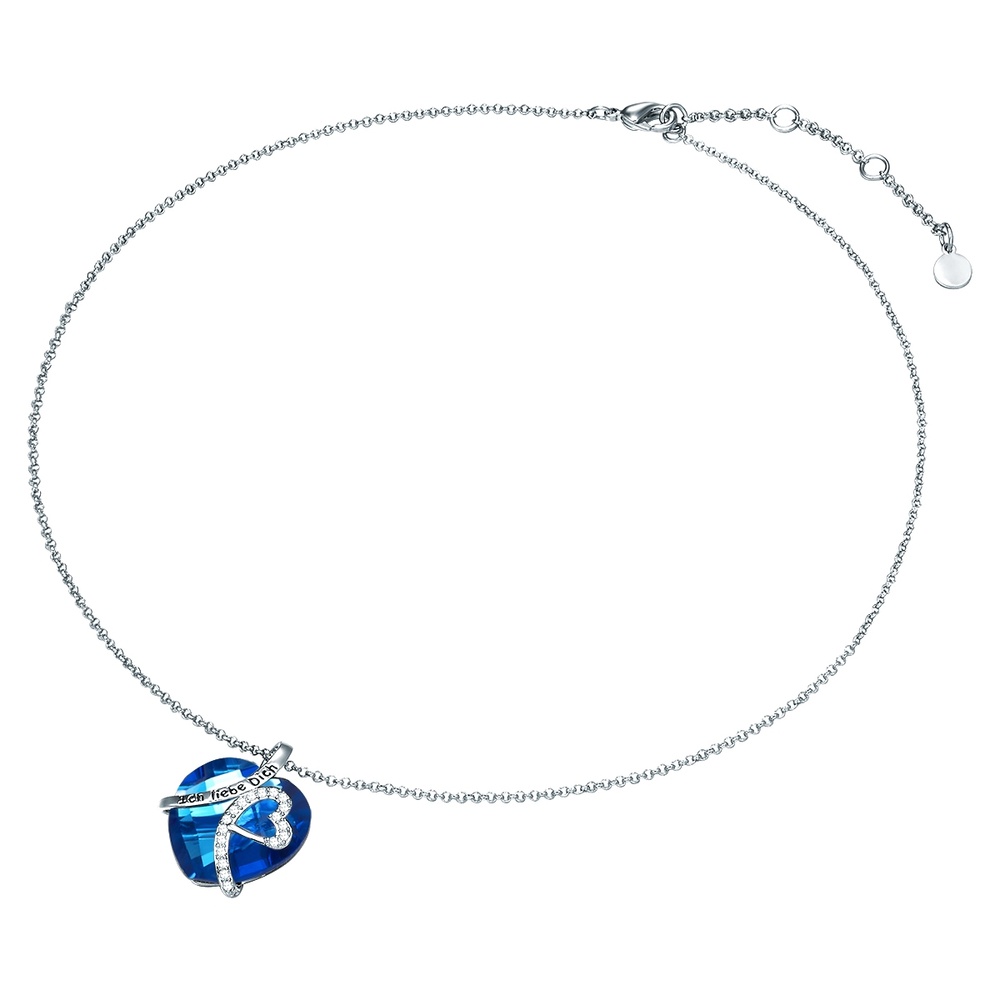 Rafaela Donata Collier tendance Coeur avec citation 
