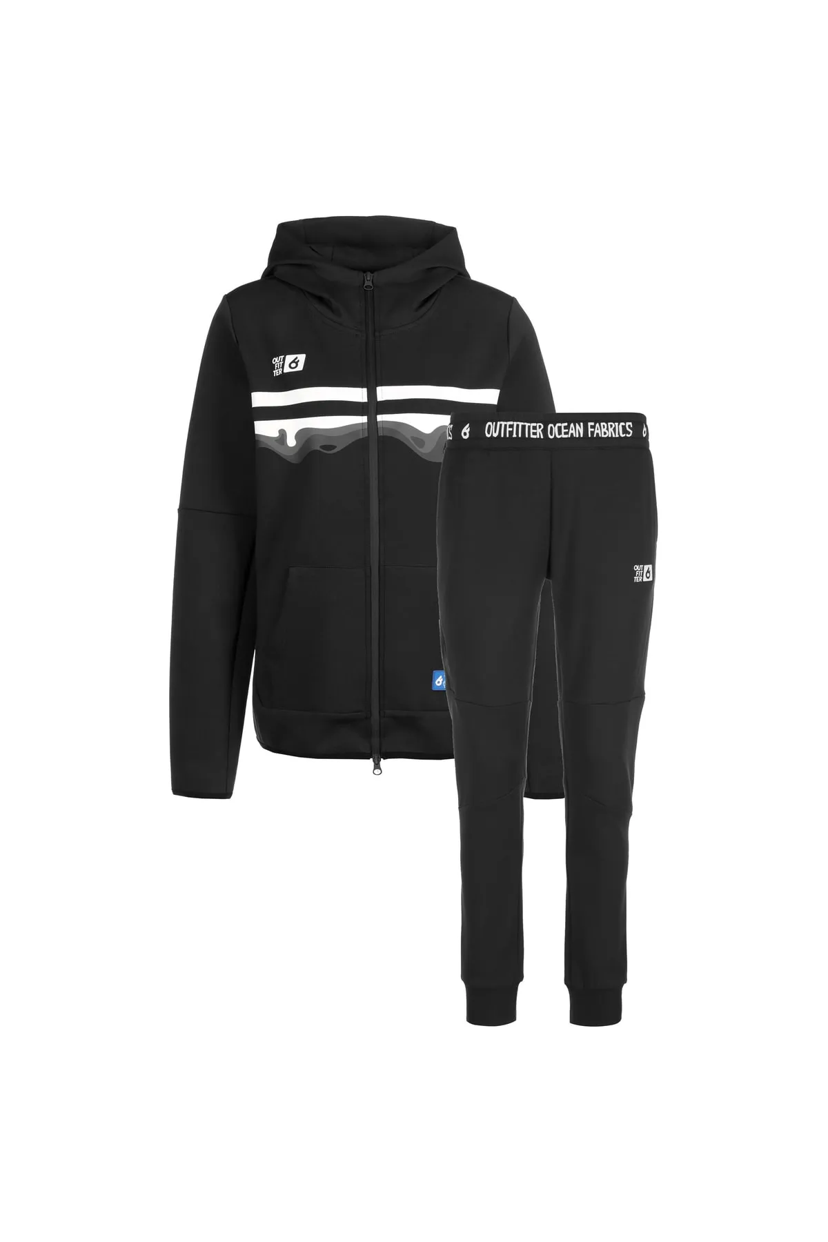 Outfitter  Trainingsanzug - Schwarz - Regular Fit