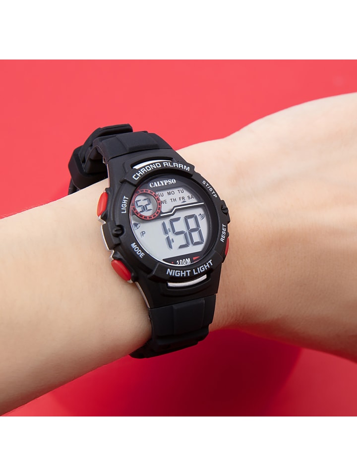 Calypso Digital-Armbanduhr Calypso Junior schwarz günstig kaufen onesize