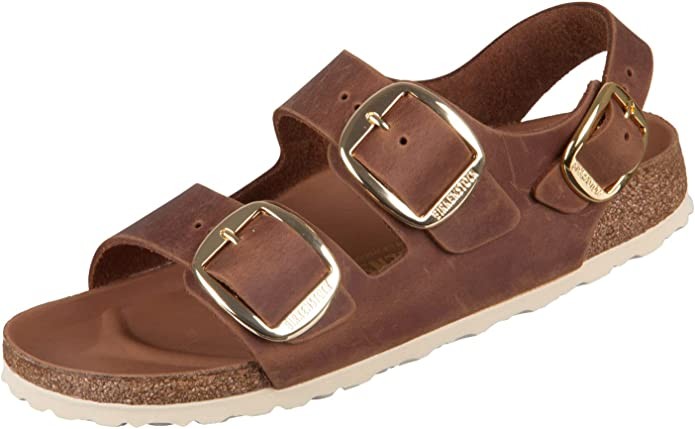 BIRKENSTOCK Klassische Sandalen braun Fußbett Sandale