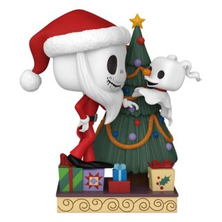 Nightmare before Christmas 30th POP! Deluxe Vinyl Figur - Jack & Zero w/Tree