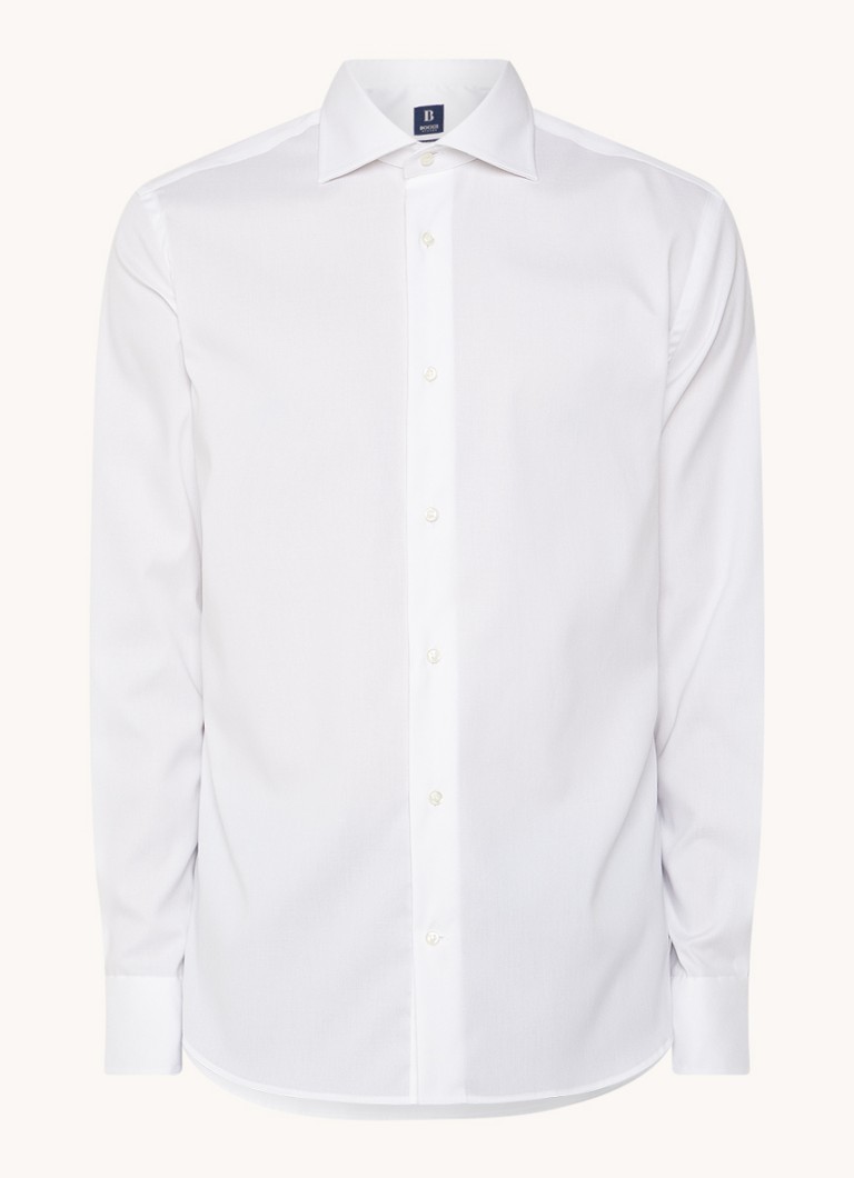 Boggi Milano Slim fit košulja s izrezanim ovratnikom