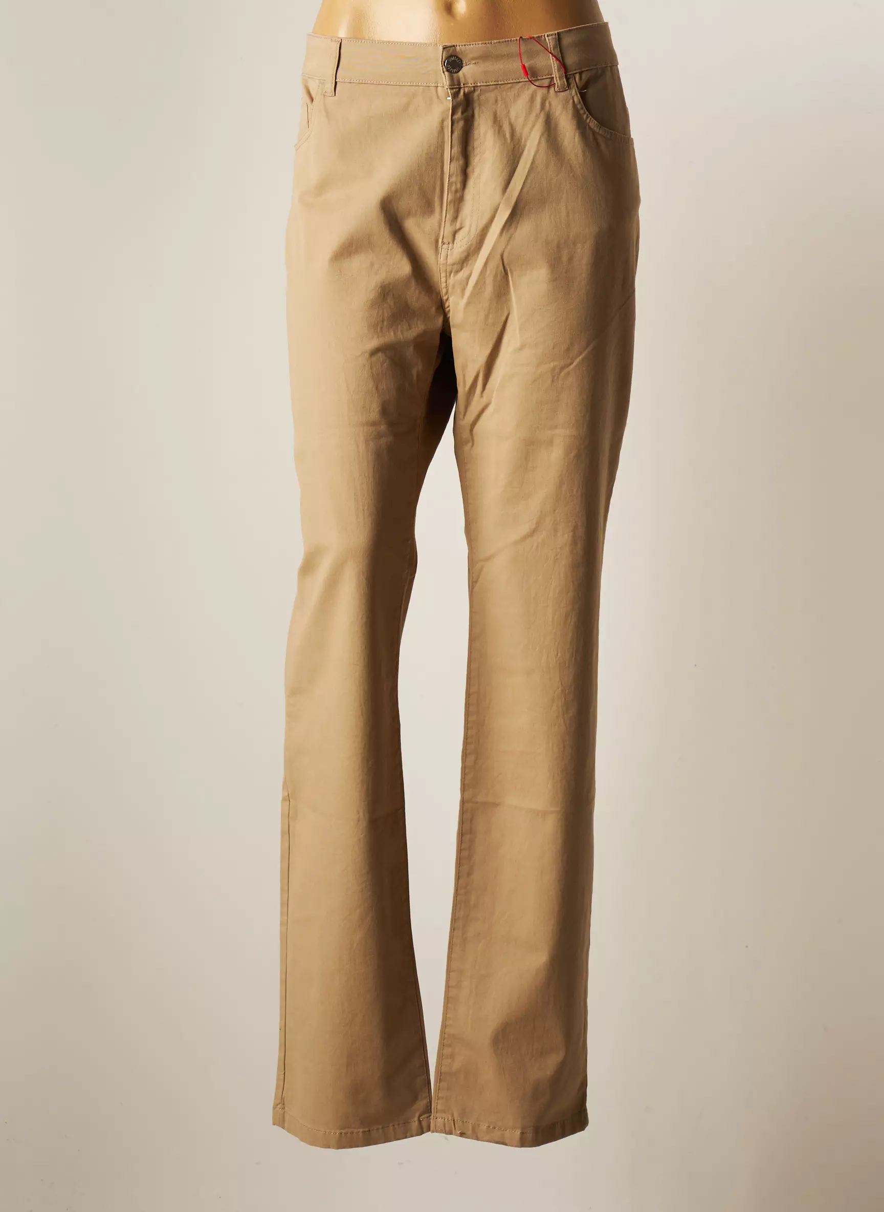 Scottage Pantalons Droits Femme couleur beige