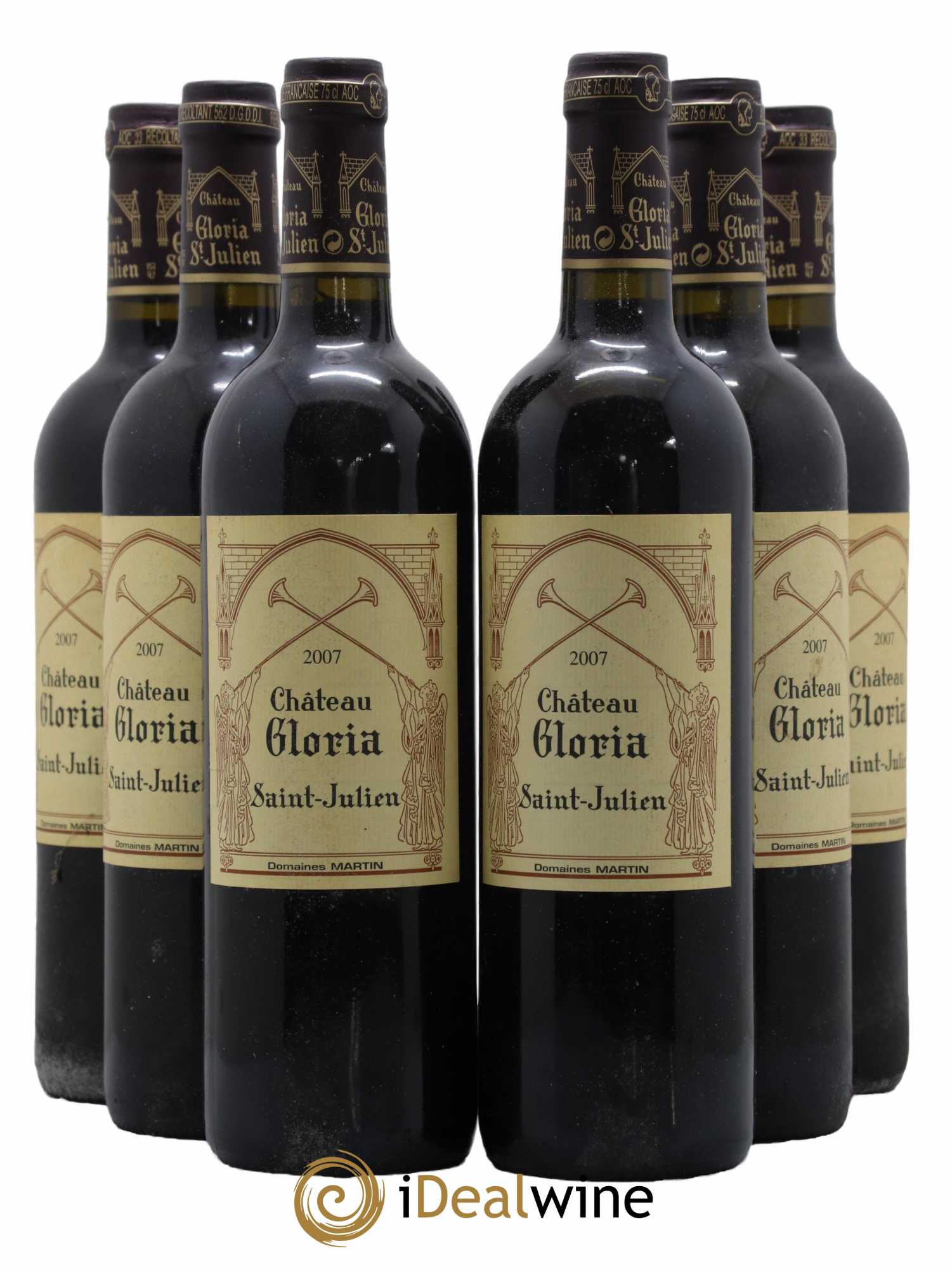 Château Gloria  2007 - Lot de 6 Bouteilles