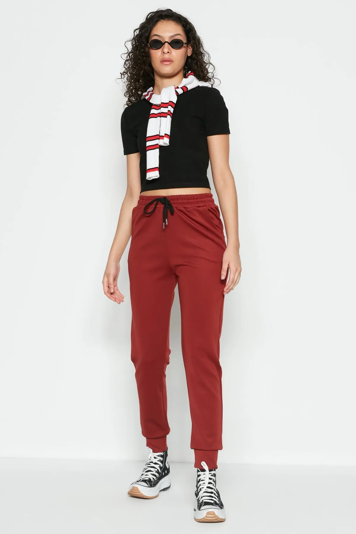 C&City  Jogginghose mit Bündchen am Bein 803 Tile