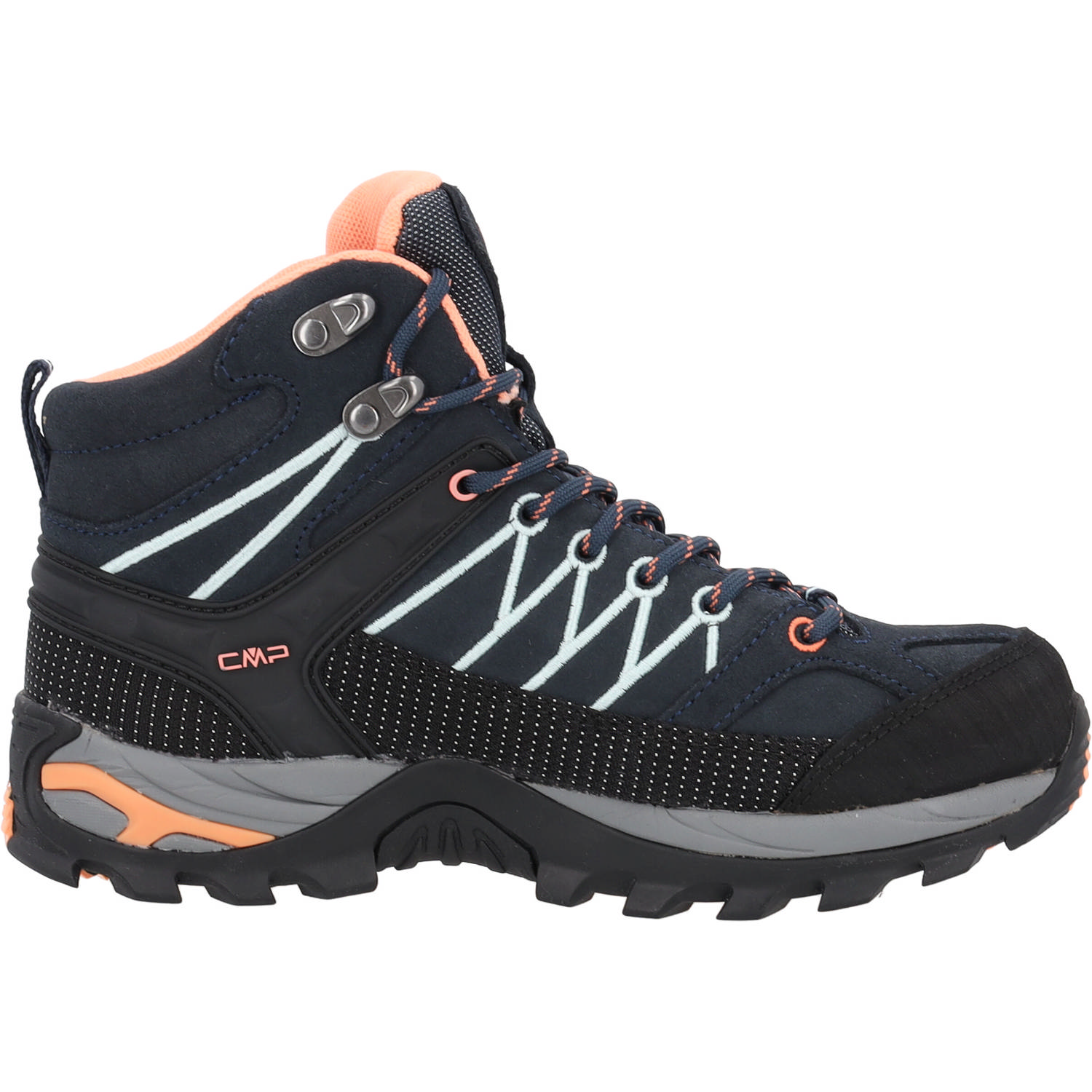 CMP Rigel Mid 3Q12946, Trekkingschuhe, Damen, B.BLUE-GIADA-PEACH