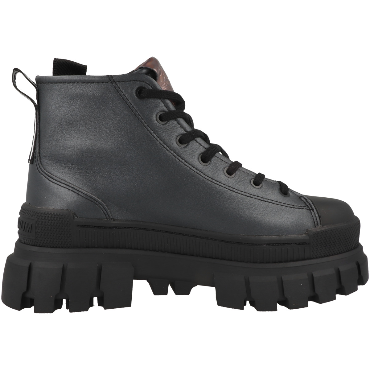 Palladium Revolt Hi Metal Schnürboots schwarz