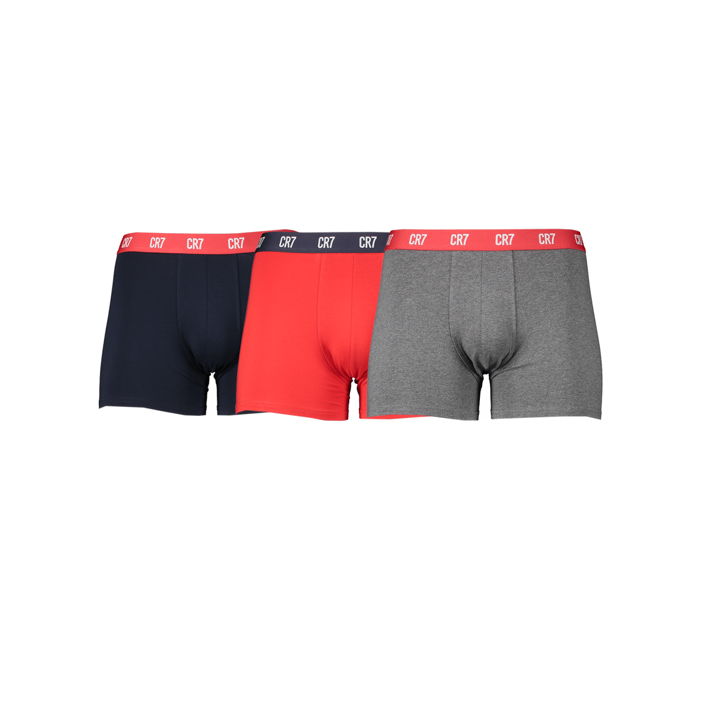 CR7 Basic Trunk Boxershort 3er Pack Grau Rot Blau