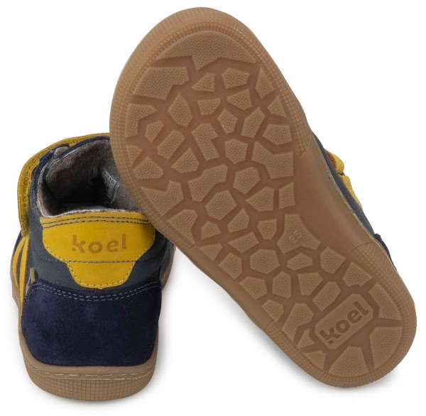 Koel bare ~ Daniel 2.0 MidCut Sneaker Wollfleece + Tex ~ Blue