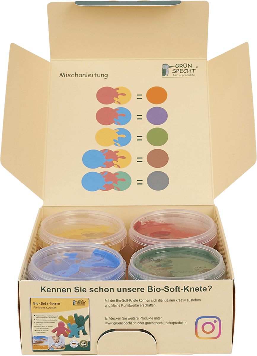 Fingermalfarbe (4 Farben), 1 St