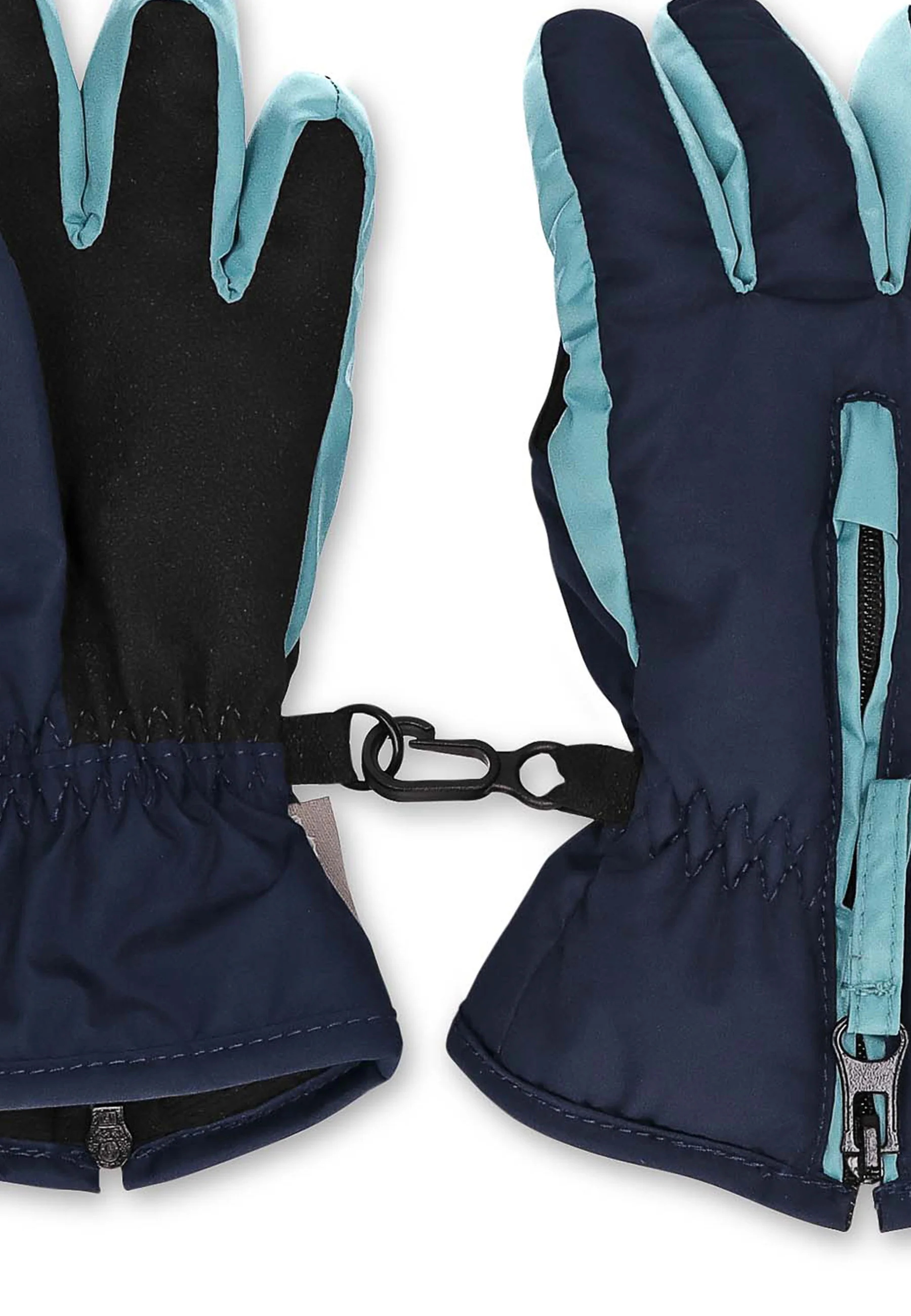 Fingerhandschuh aus Funktionsmaterial, zweifarbig