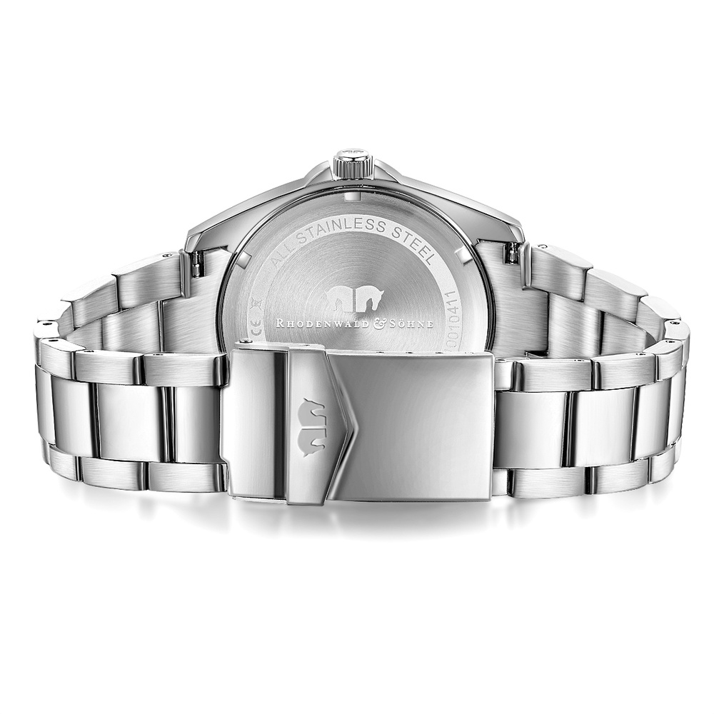 Rhodenwald & Söhne Montre à quartz Majestia en Argent Acier inoxydable en Argent Montre