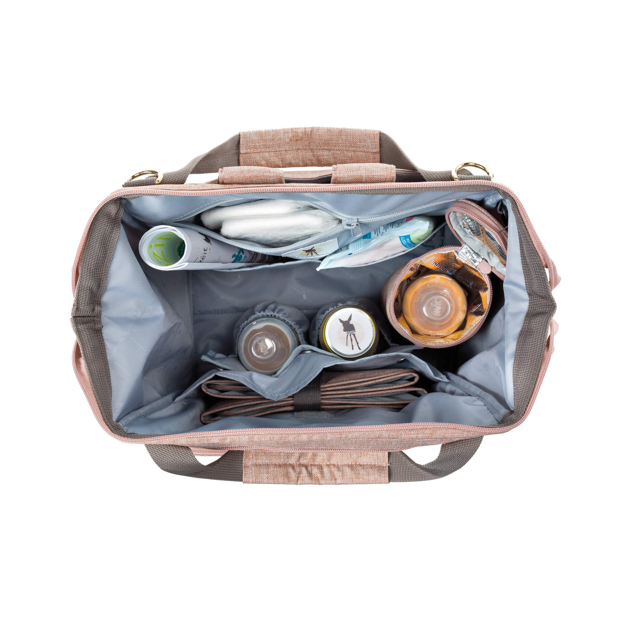 Wickelrucksack - Glam Goldie Backpack, Rose