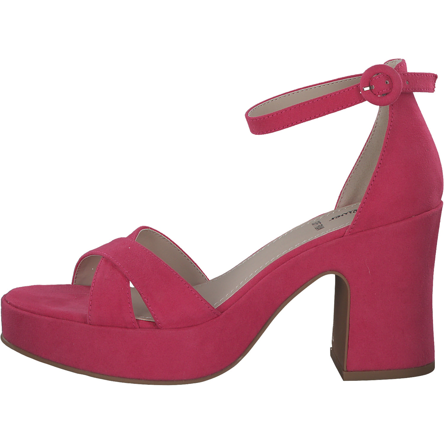 s. Oliver 28318, Plateau-Sandaletten, Damen, FUXIA